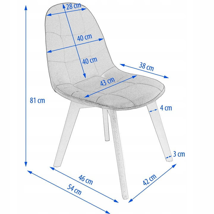 Scaun JUMI COLIN (negru) / Calitate Superioara / Credit 0% foto 2