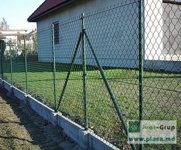 Сетка плетеная Рабица с полимерным покрытием.Plasă împletită "rabiţ" cu invelis PVC. фото 7