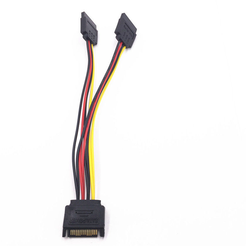 Id-172: SATA Male To 2 Female Connector SATA 1 to 2 - Тройник SATA на 2 х SATA коннектор Переходник foto 2