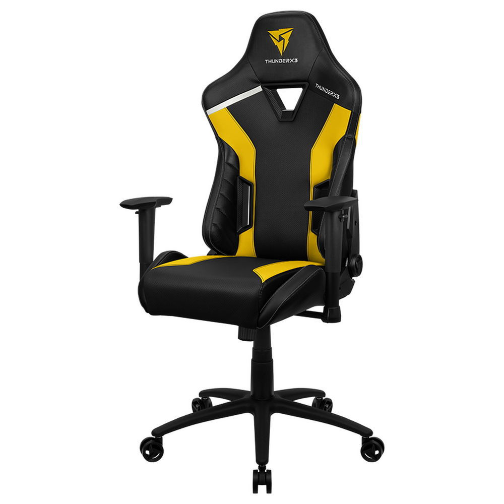 Gaming Chair Thunderx3 Tc3 Black/Bumblebee Yellow, User Max Load Up To 150Kg / Height 165-185Cm foto 3