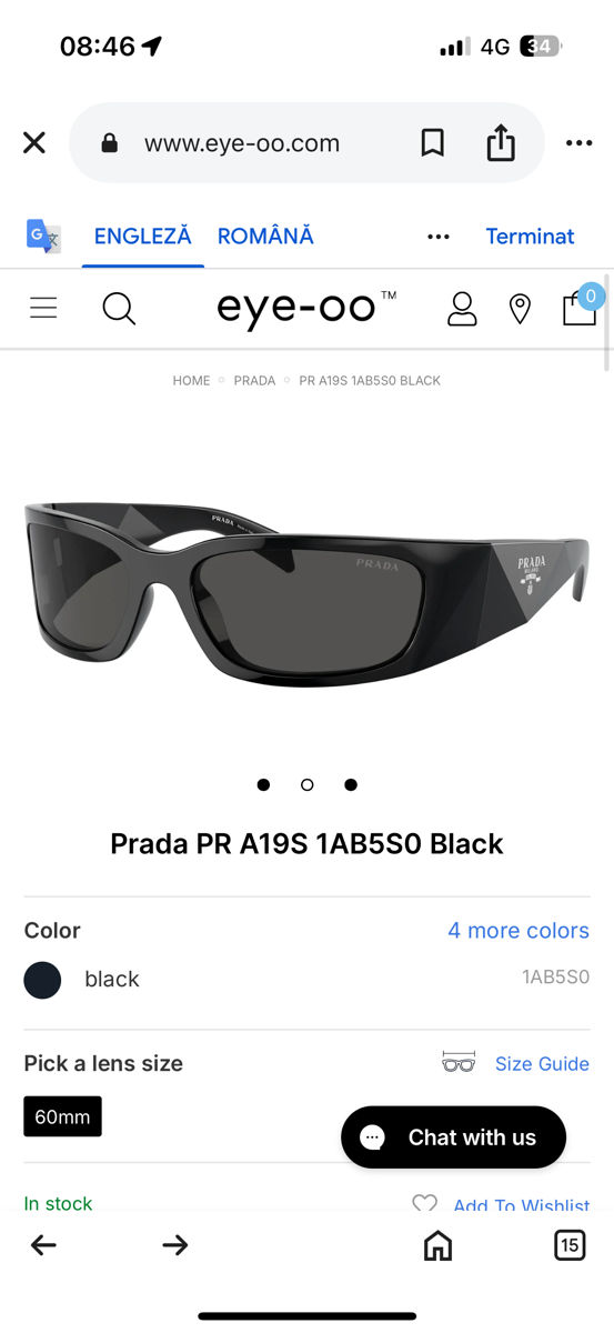 Ochelari de soare prada originali foto 7