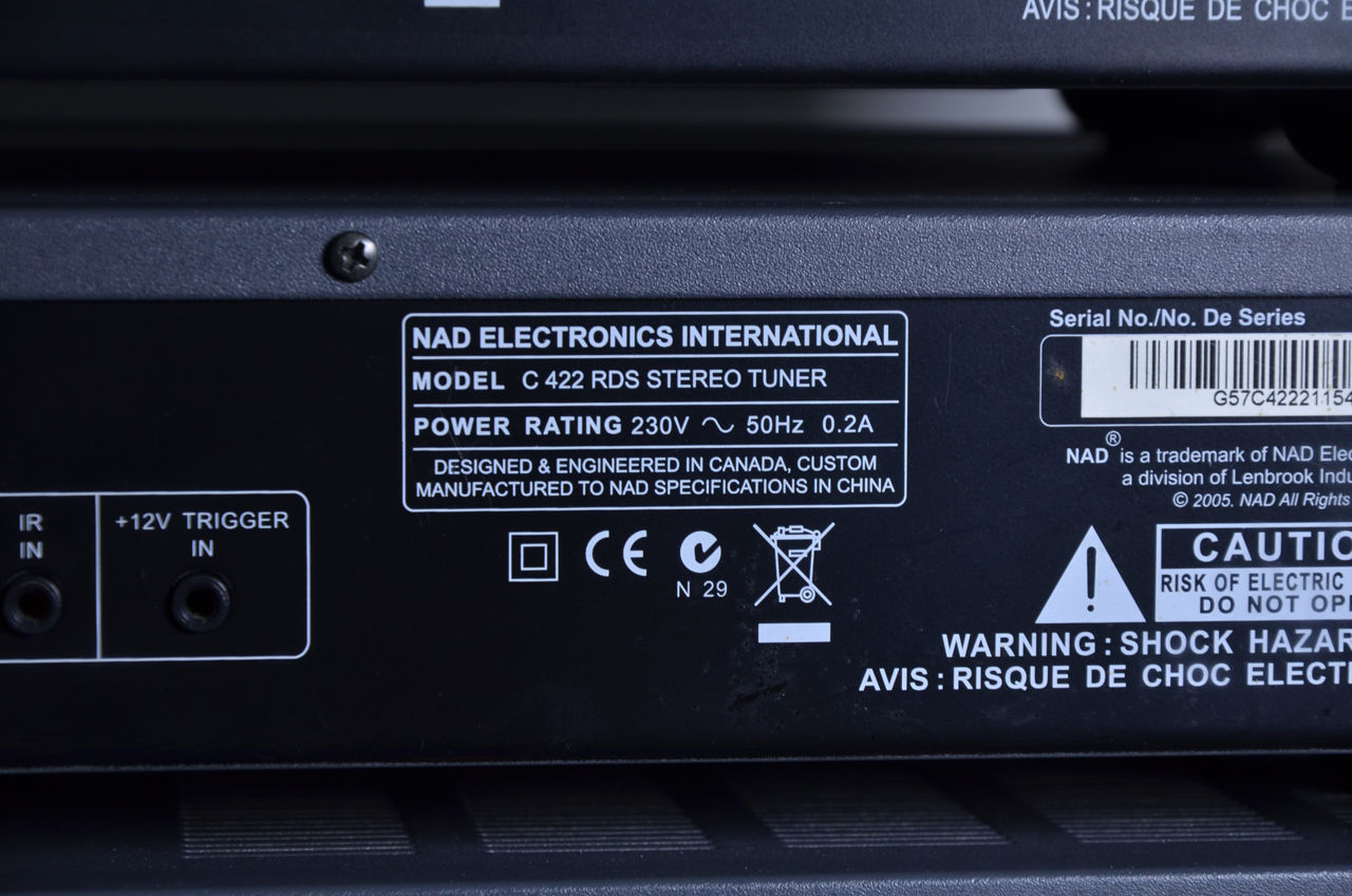 NAD Hi Fi система / NAD C350 усилитель / NAD C521 CD player / NAD C422 Stereo AM/FM / есть пластинки фото 6