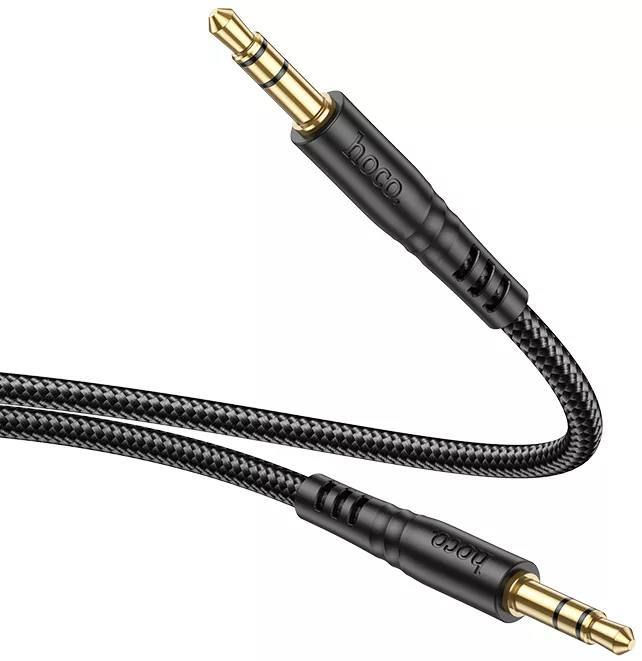 AUX Cablu  НОСО UPA24 Smooth AUX audio cable 1m. Black foto 1