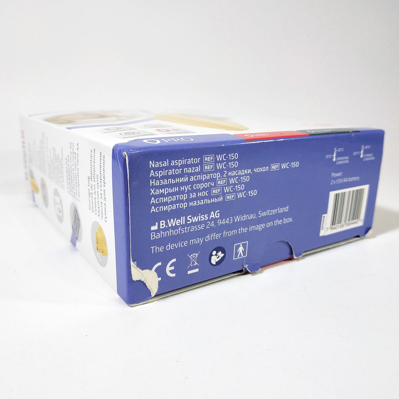 Nazal Aspirator WS-150. Dispozitiv pentru îndepărtarea mucusului din nas. B. Ei bine, Swess AG foto 8