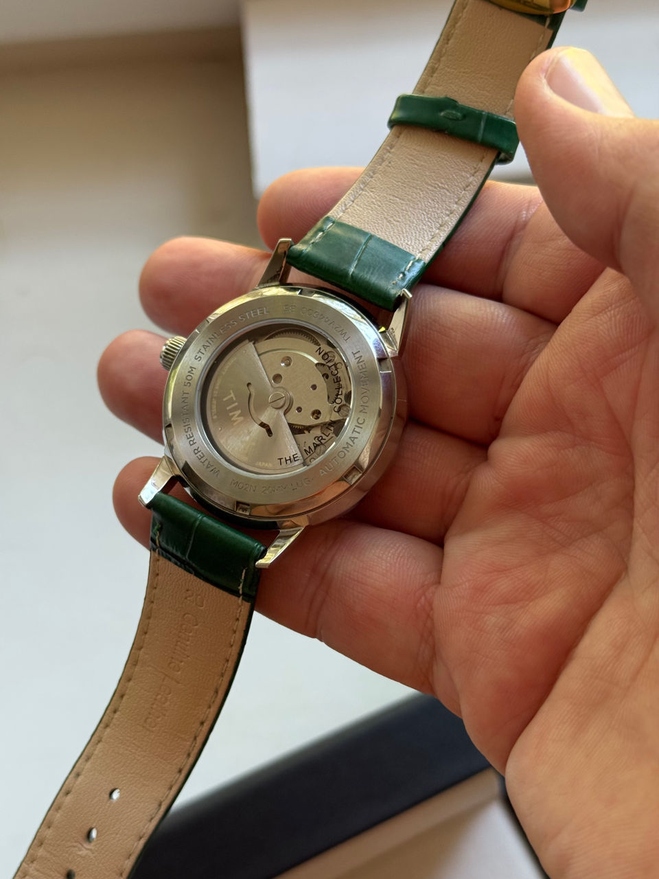 Timex Marlin Green Dial Automatic Mechanical Watch Часы Ceas RRP 250 Euro фото 7