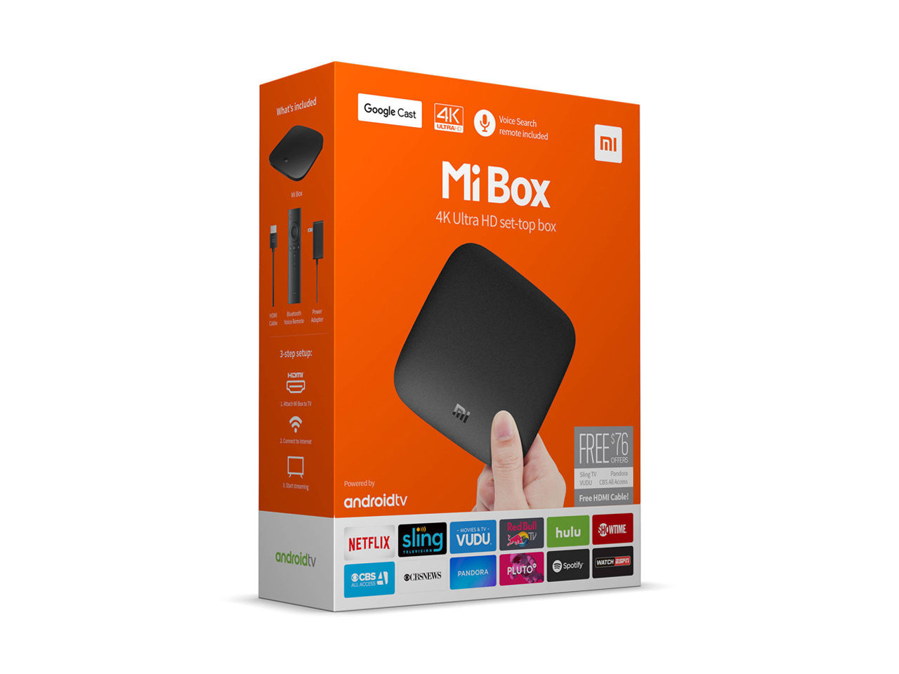 Xiaomi Mi Box Android TV 4K Топовая ТВ-приставка,Хит сезона !