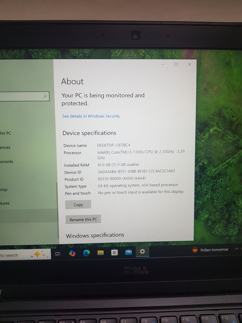 Laptop "dell LatitudeE7450", core I5 500 SSD's 16GB RAM WIN 10 PRO!! foto 5