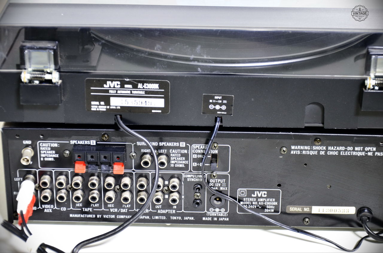 JVC AL-E11 и JVC AX-E900BK - проигрыватель и усилитель фото 9