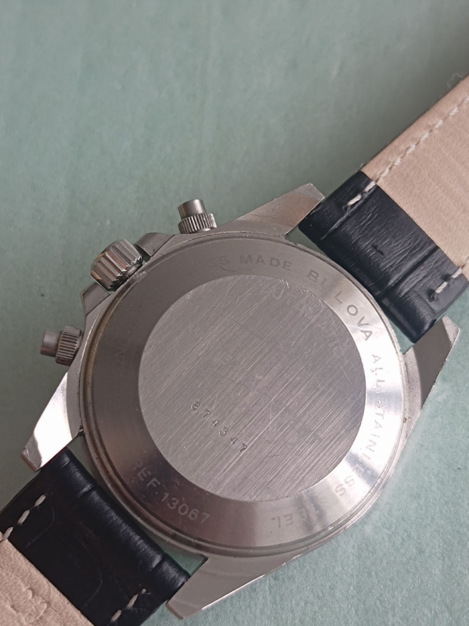 bulova chronograph automatic valjoux 7750 ref..13067 foto 4