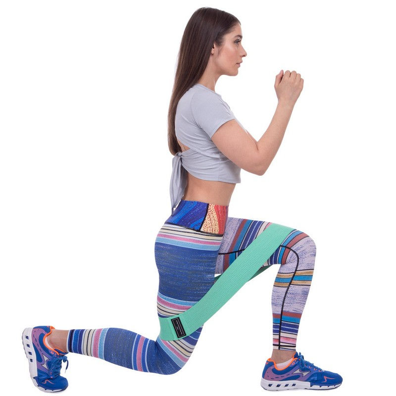 Set de benzi elastice textile pentru exerciții LOOP BANDS foto 3