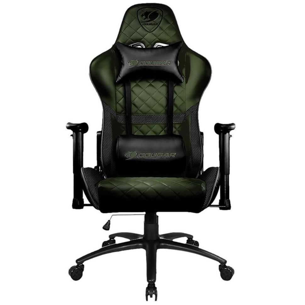 Gaming Chair Cougar Armor One X  Black/Green, User Max Load Up To 120Kg / Height 145-180Cm foto 1