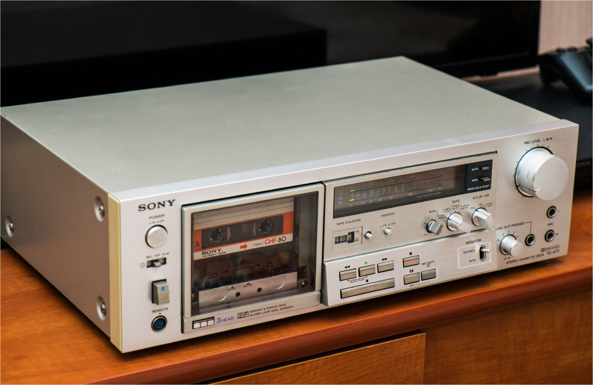 Sony TC-K71 3-Head Stereo Cassette Deck (1980-82) фото 0