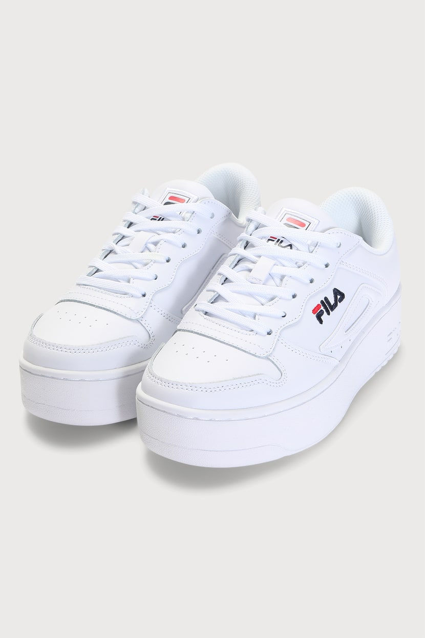 Fila- pantofi sport (teniși) albi foto 0