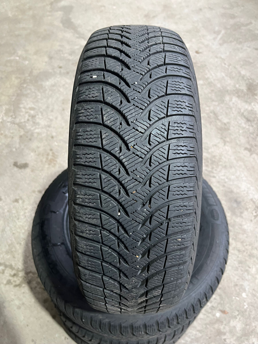 Продам 4 б.у шины 195/60 R15 Michelin Alpin Winter фото 2