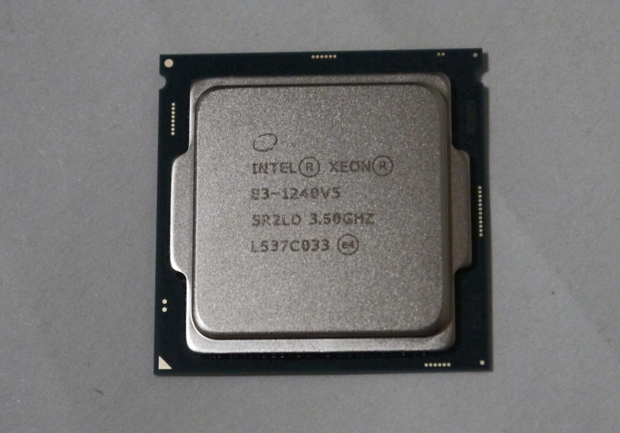 Intel Xeon E3-1240 v5 @ 3.50GHz foto 0