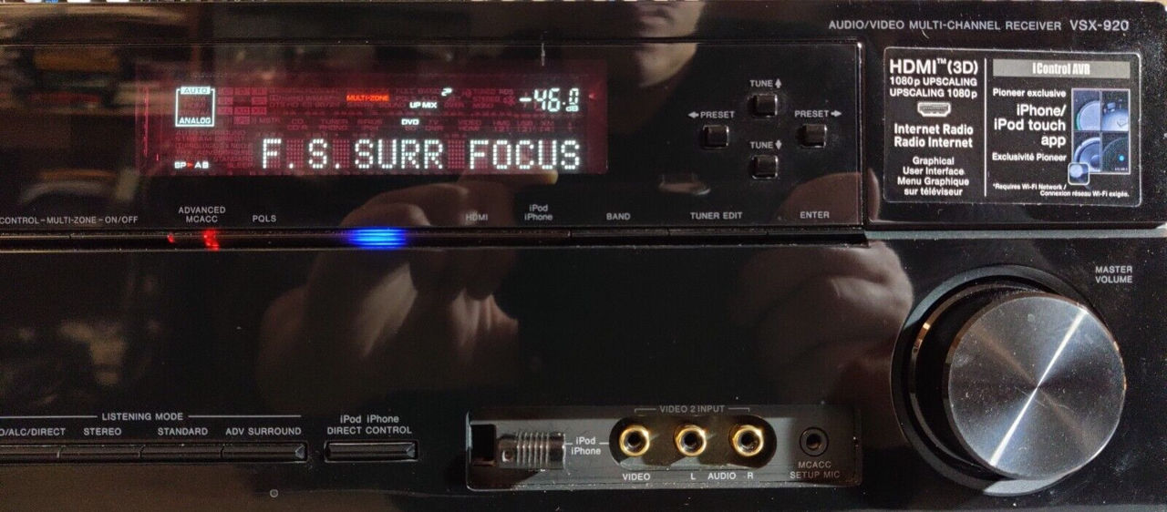 Quality Receiver Pioneer VSX-920 7x140 watt, hdmi, usb/iPod, internet radio, pure direct, zone 2 foto 11