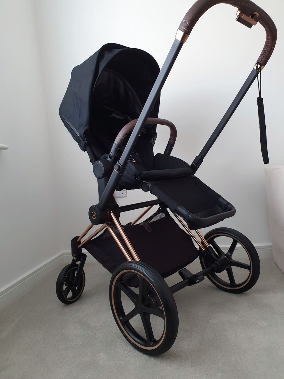 Rose gold Cybex priam platinum lux 2in1 foto 7