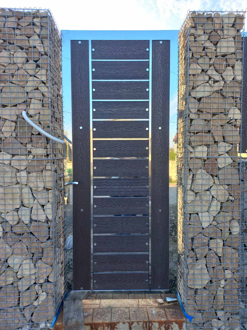 Porti, garduri, fațade, terase, balustrade din profile wpc decking (террасная доска) декинг терассна foto 1