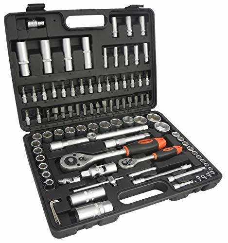 Набор инструментов 94 предмета 1/2'' и 1/4 / Trusa de chei 94 piese, 1 ...
