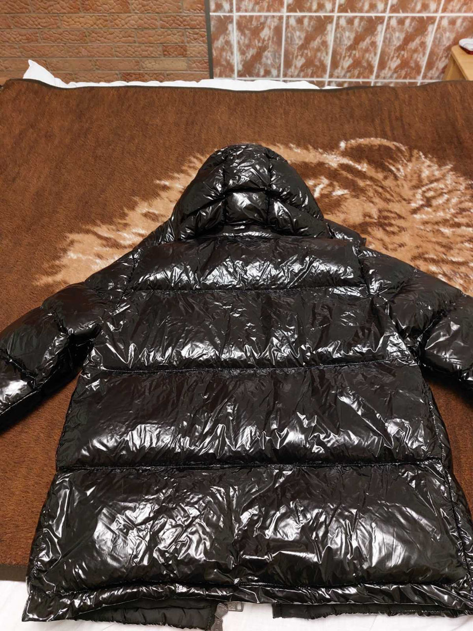 Moncler puffer jacket black foto 2