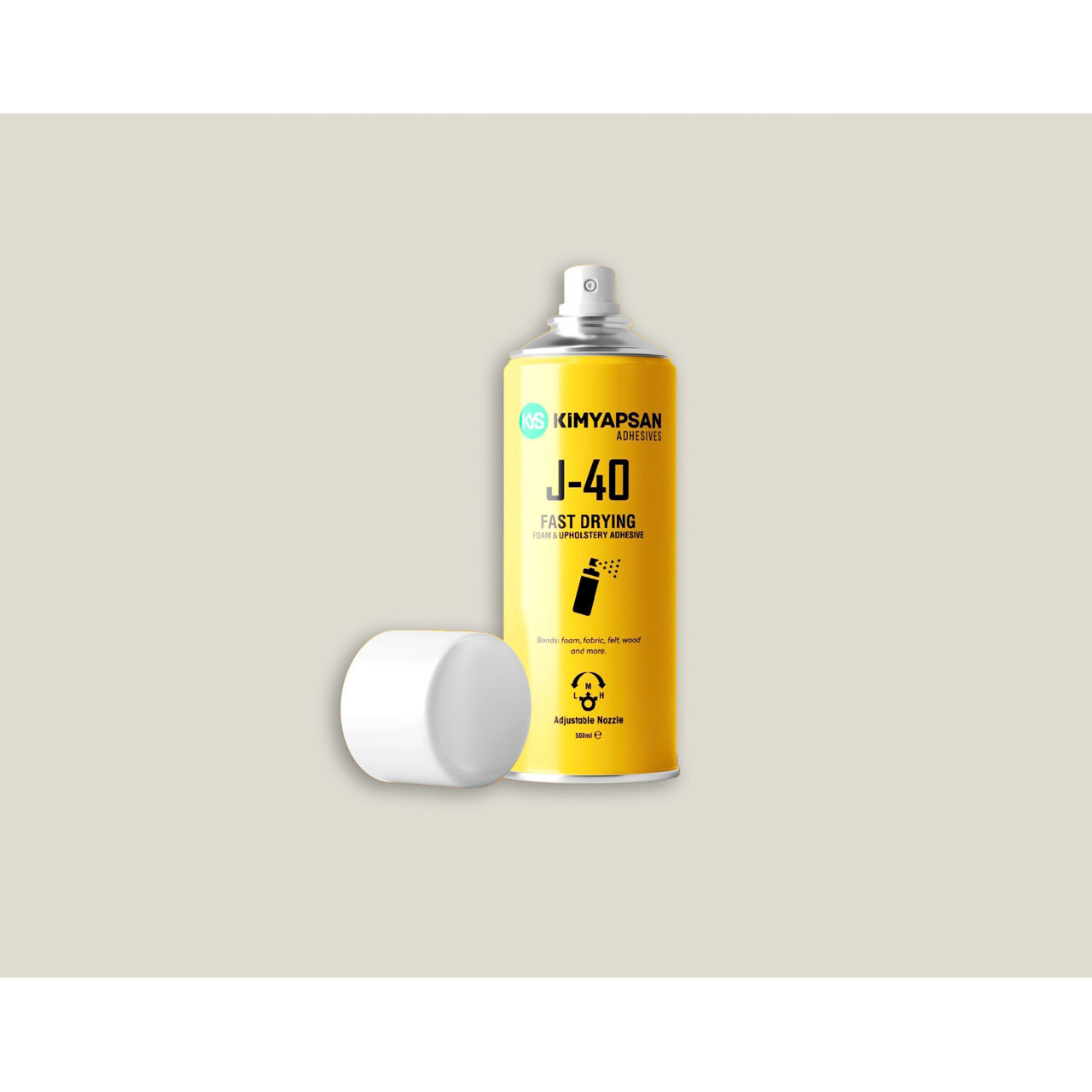 Adeziv in aerosol pentru saltele si textile Adeziv J-40 (PU)  0.5kg Dunlop foto 0