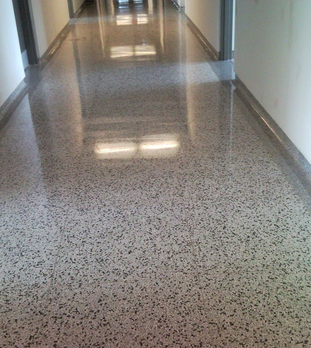 шлифованный бетонный пол