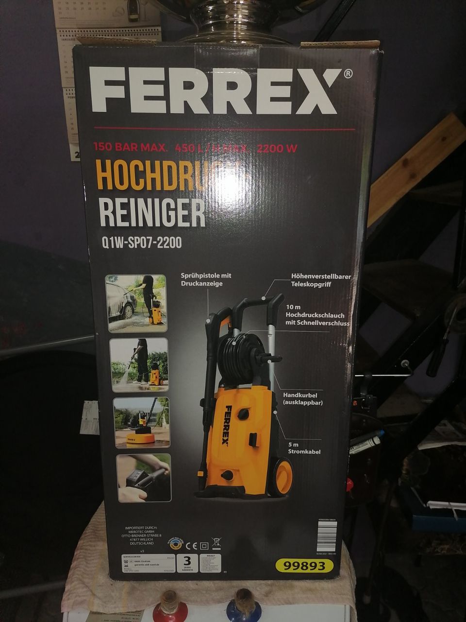 Мойка высокого давления Ferrex автомобильная, новый, Германия