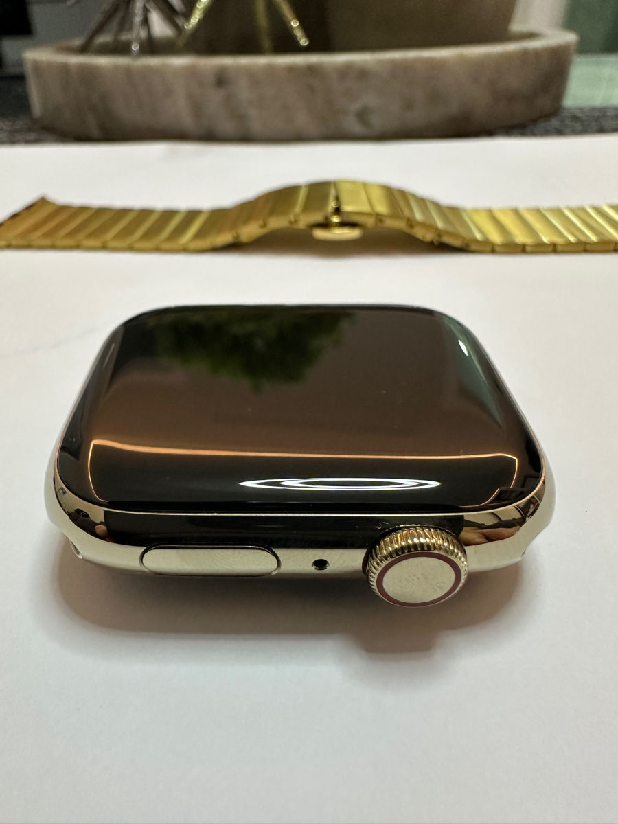 Apple Watch Series 7 Gold 45mm (GPS + Cellular) 32Gb foto 4