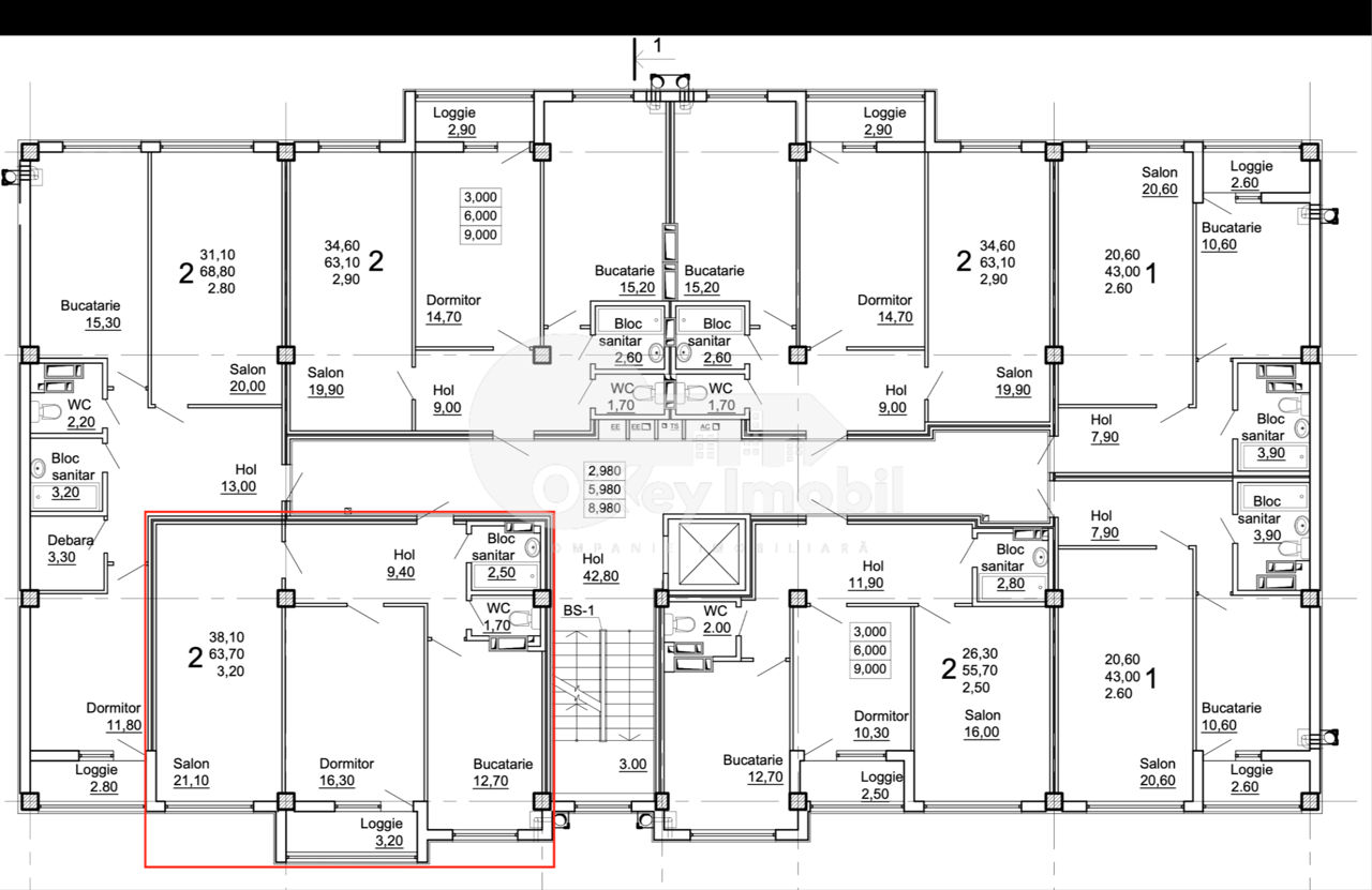 Apartament cu 2 camere,  Centru,  Cojușna,  Strășeni foto 5