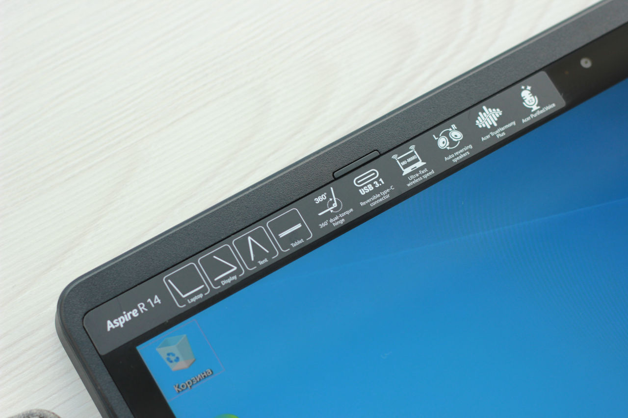 Acer Aspire R14 Convertible (Core i7 6500u/8Gb Ram/256Gb SSD/14.1" FHD IPS TouchScreen) foto 8
