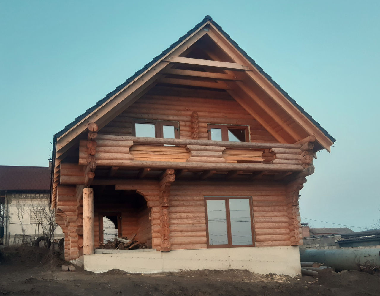 Casa din busteni la comanda  Дом из сруба под заказ ! foto 1