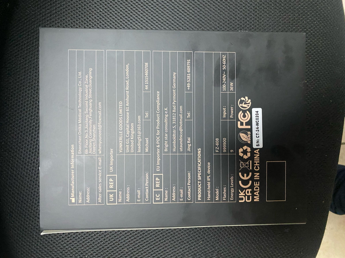 Hand Held IPL Device FZ 608 фото 2