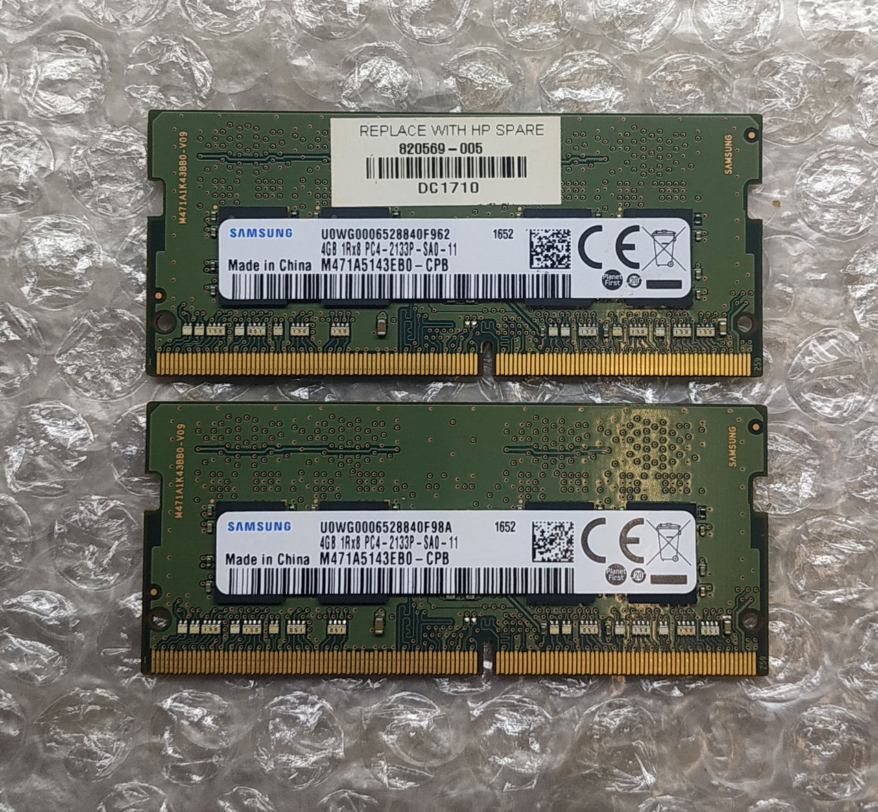DDR4 Для ноутбука 2x4 - 8Гб -Окница-