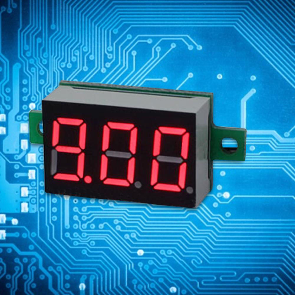 Волтметр-LED-12-24v.(4.5v-30v)Измеритель-цифровой индикатор.
