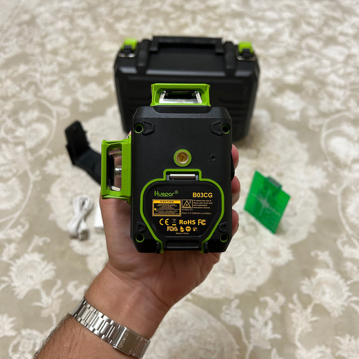 Huepar B03CG 3D 12 linii + magnet + tinta + garantie  + livrare gratis фото 9