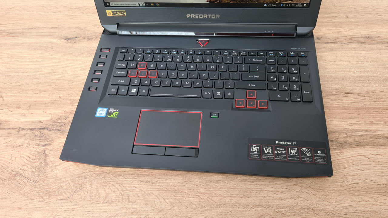 Acer Predator 17 ips (GTX 1070 8gb, Ram 32Gb, I7 6700HQ, SSD NVME 256Gb + HDD 1Tb) foto 5