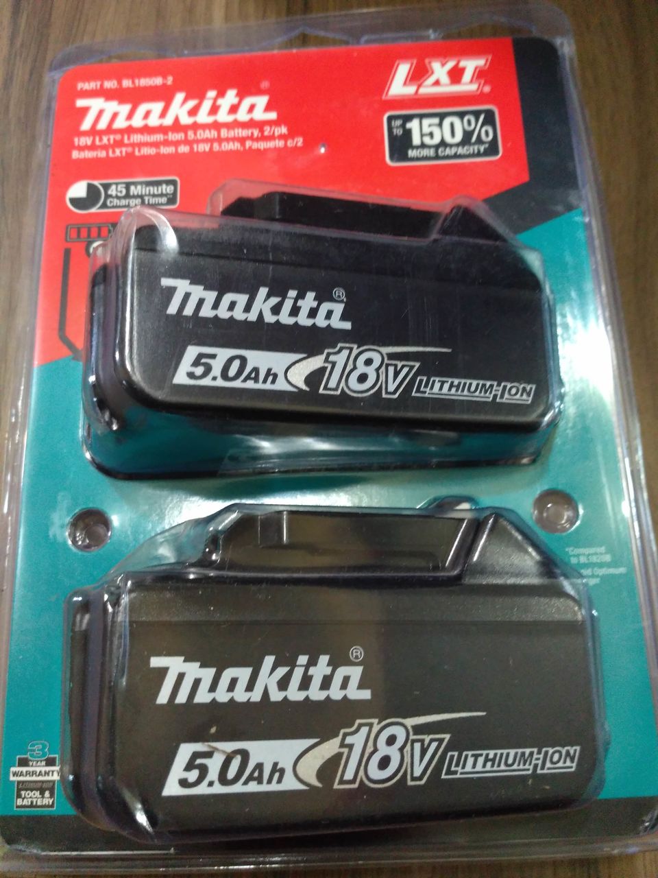 Аккумуляторы-Makita BL1850B 18 v-5.0A