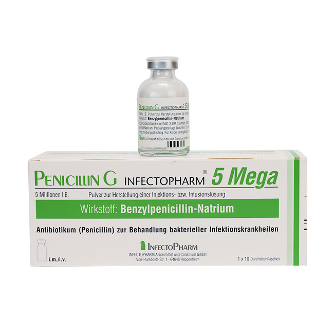 Penicillin G 5 Mega (8 Ñ„Ð»Ð°ÐºÐ¾Ð½Ð¾Ð²) .