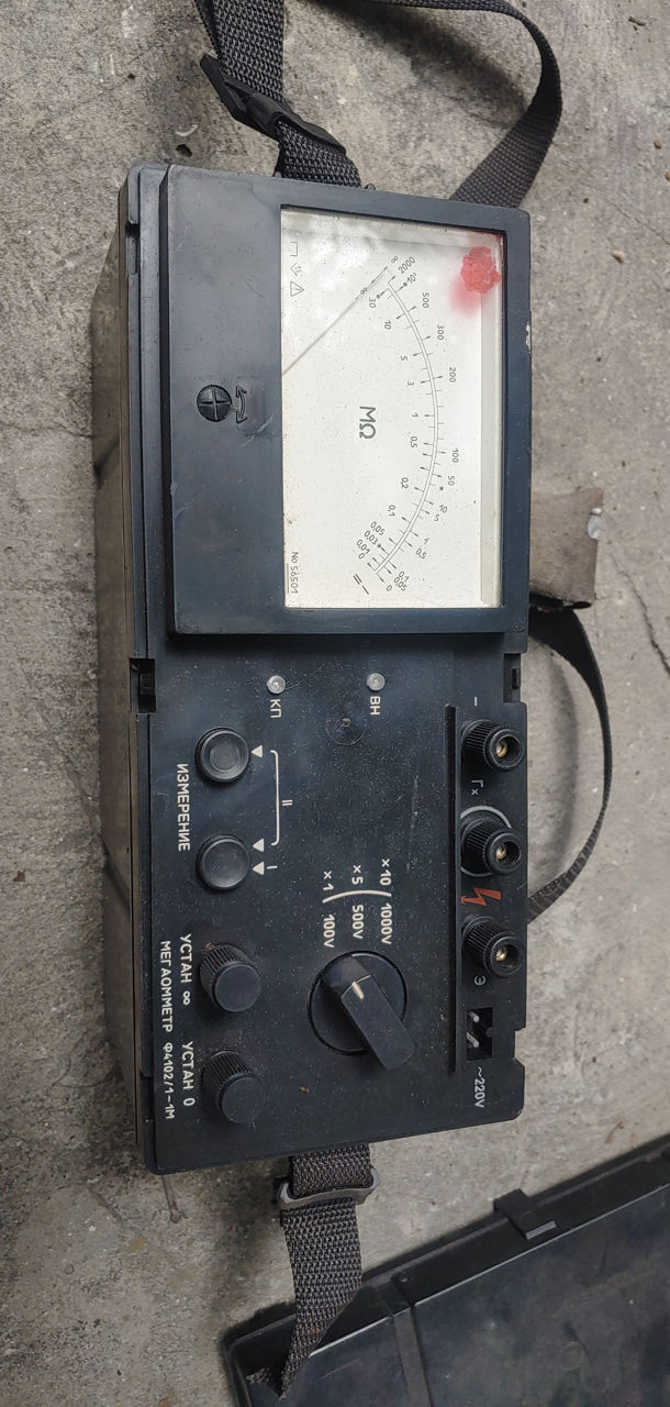 Продам мегаомметр ф4102/1-1м