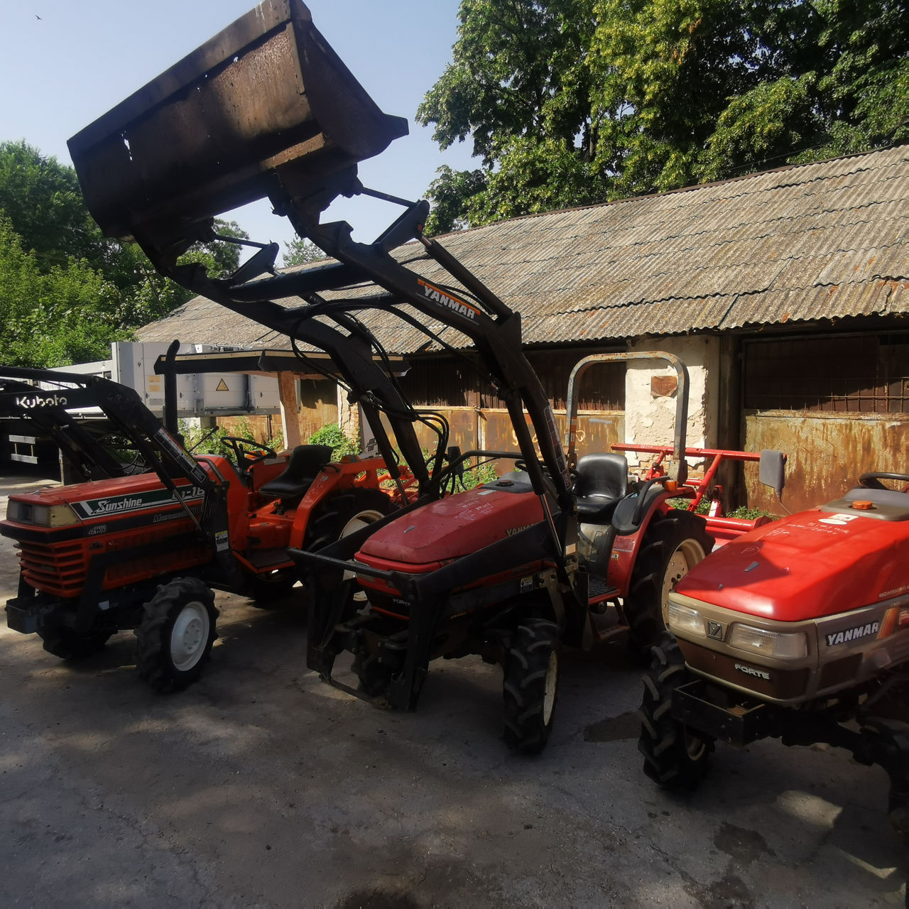 Tractor japonez - Yanmar AF 222s+freza+încărcător acte+transport foto 0