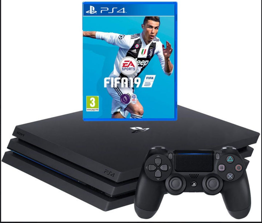 Sony PlayStation 4 Pro (PS4 Pro) + Fifa 19 foto 0