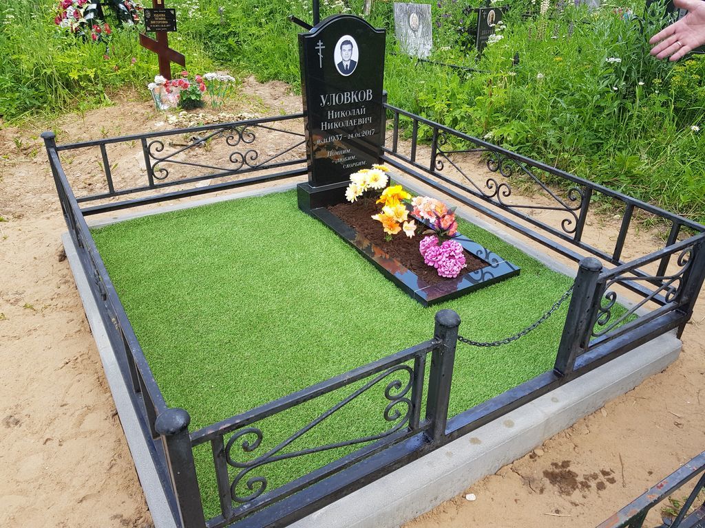 Оформление могилы на кладбище фото простенько