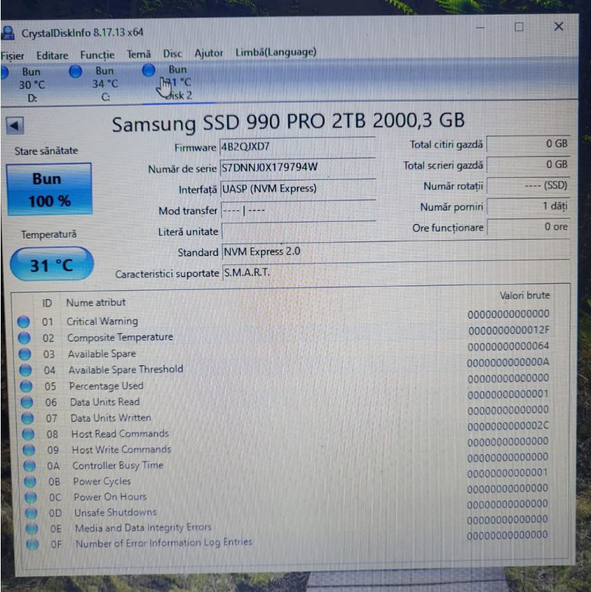 Samsung 870 QVO 1TB,Samsung 870 EVO 1TB,Samsung 980 PRO/990 PRO 500GB -1TB Новые,недорого - 1000 Лей foto 5