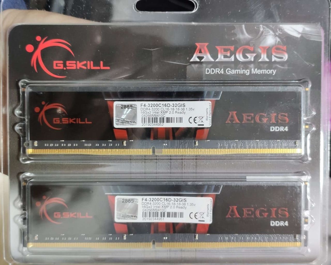 G.Skill Aegis 32GB (2 x 16GB) DDR4 3200