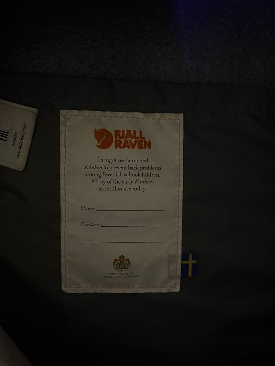 Ghiozdan fjällräven kånken, original  foto 2
