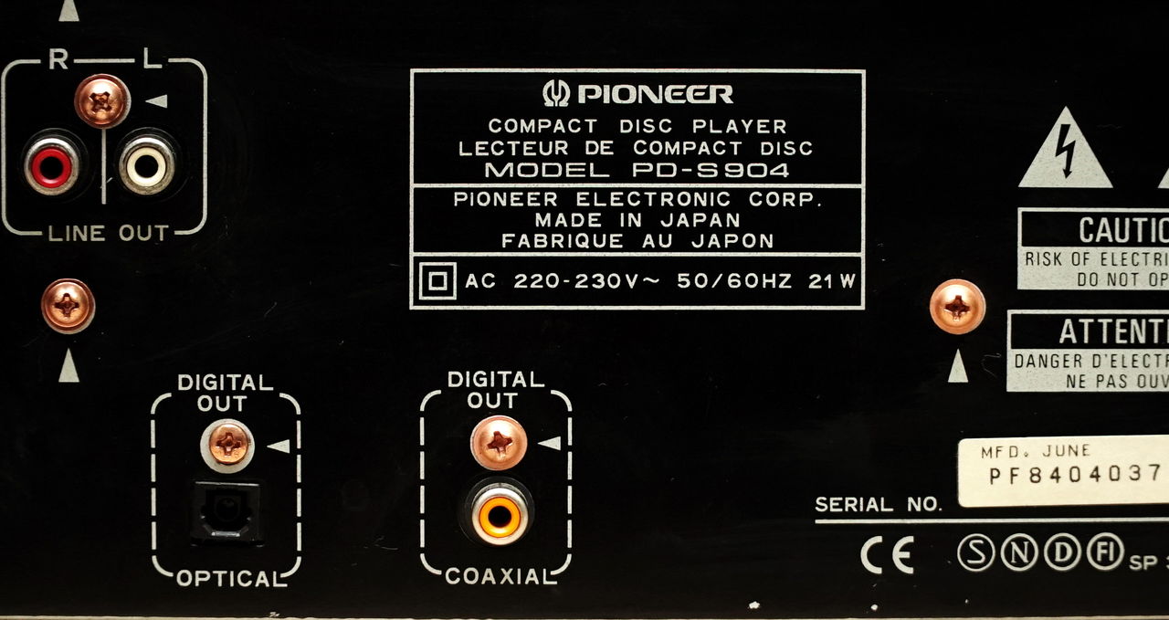 Pioneer PD-S 904 - топовый Hi End CD player / пластинки Винил из Европы и Англии фото 9
