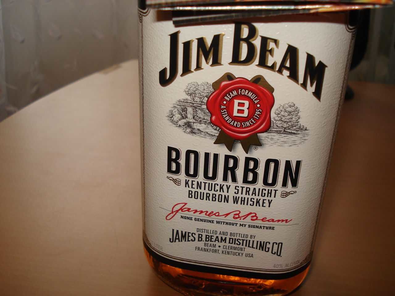 Jim Beam 1L Джим Бим 1Л виски Вискарь whiskey