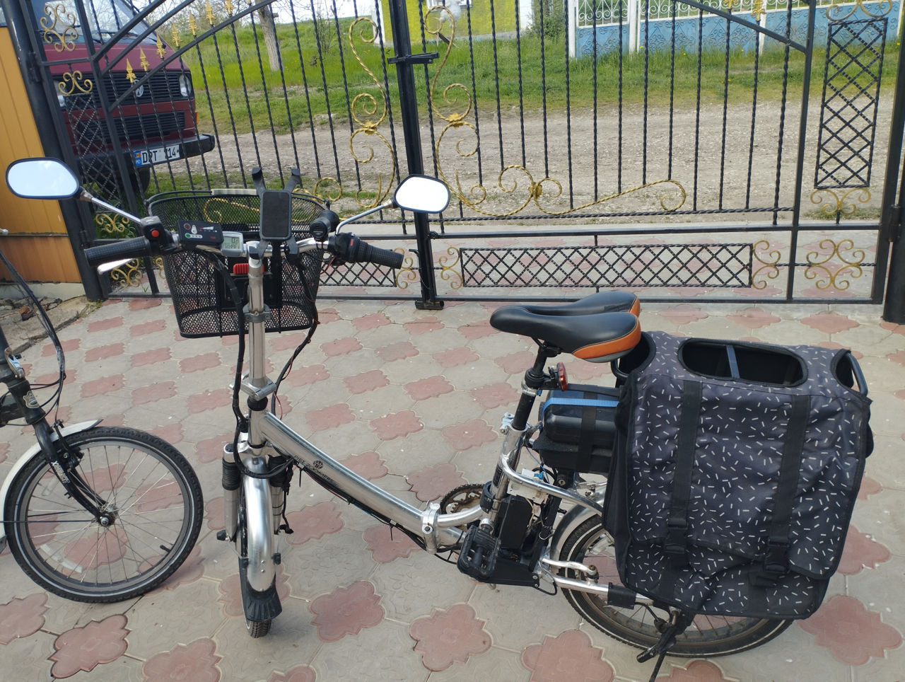 Bicicletă electrică pliabilă + simplă (electrică) фото 4