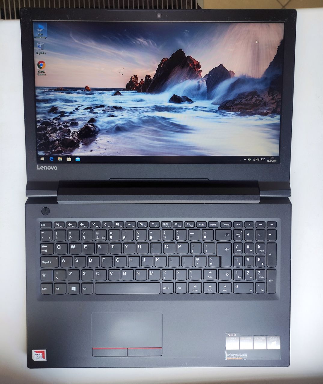 Бизнес ноутбук Lenovo V110-15AST 15.6* (AMD A9-9410 Radeon R5, 8GB ...
