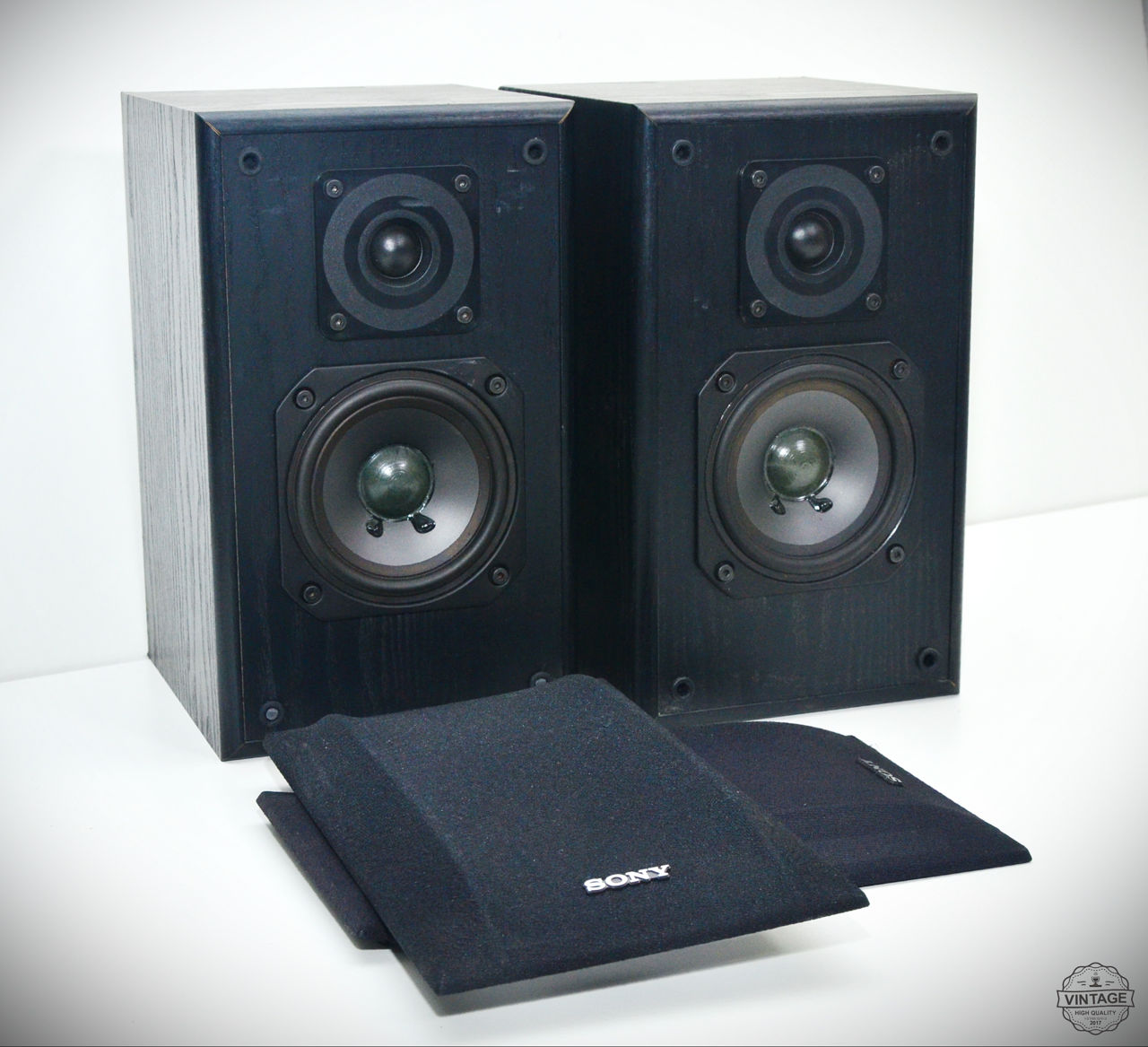 SONY Hi-Fi Stereo System стерео система с проигрывателем винила и колонками фото 13